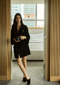 Cropped Cashmere Robe