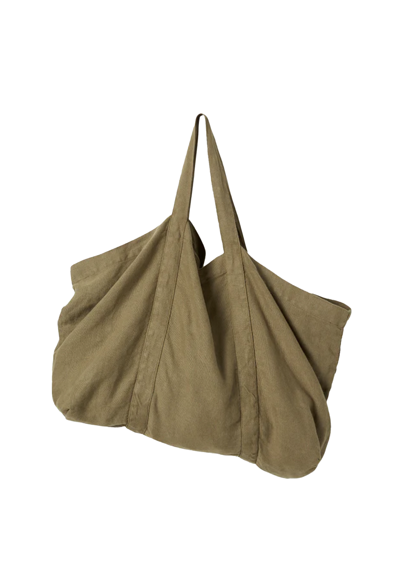 Oversized Linen Tote