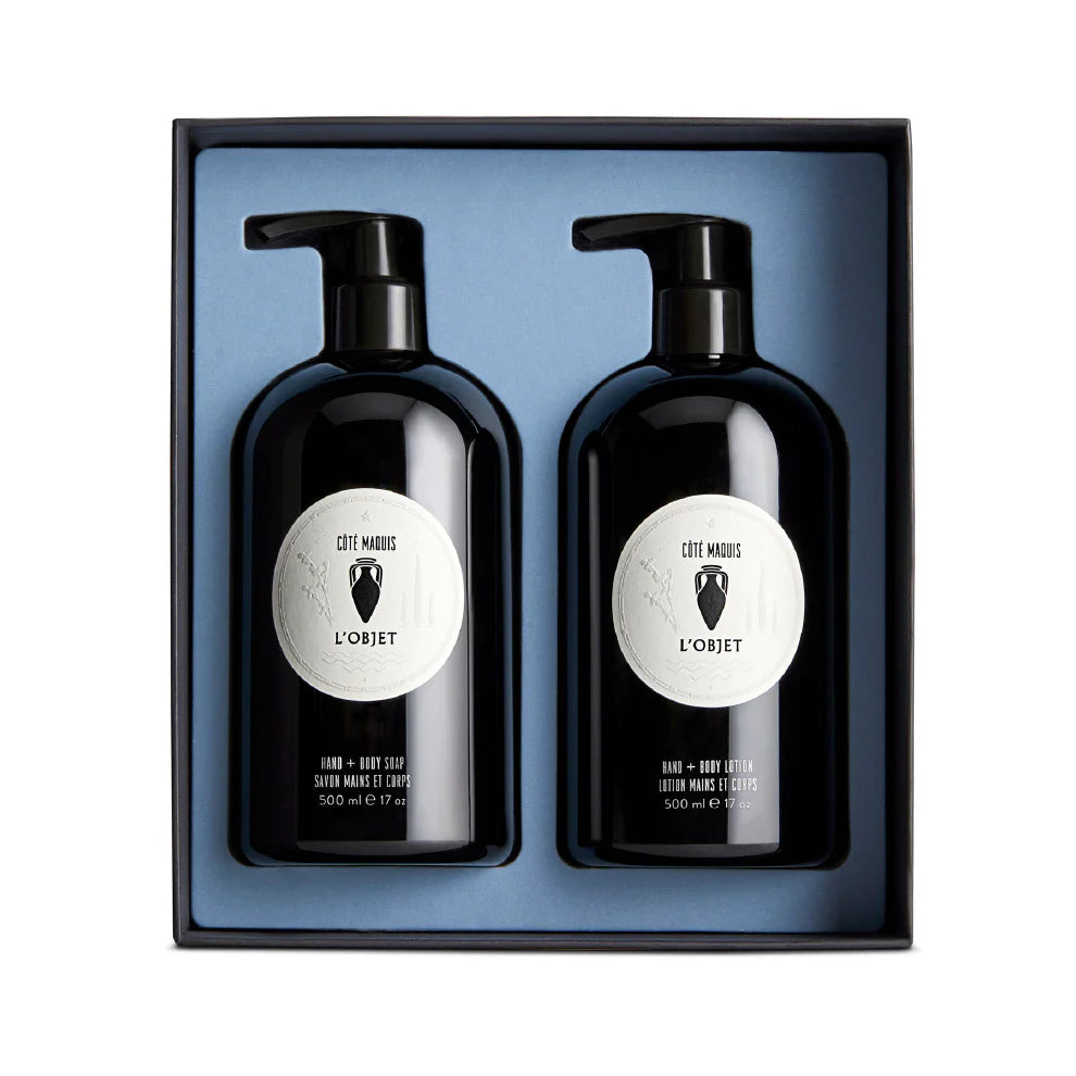 Côté Maquis Hand and Body Soap + Lotion Gift Set Box