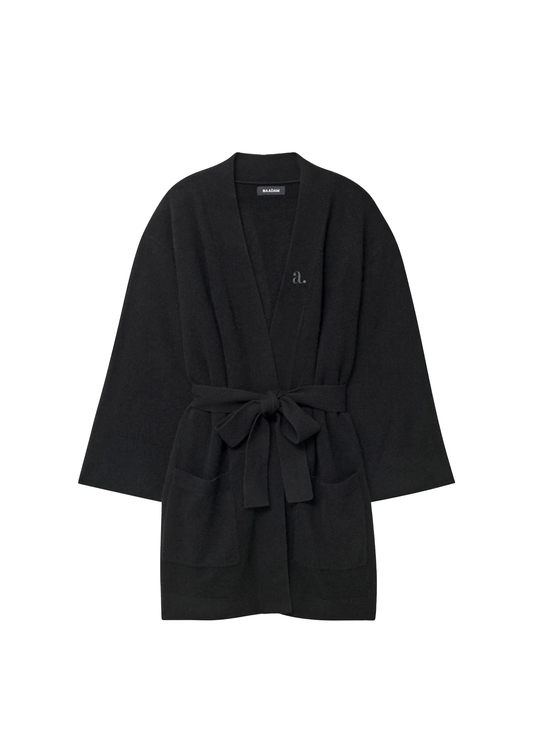 Cropped Cashmere Robe